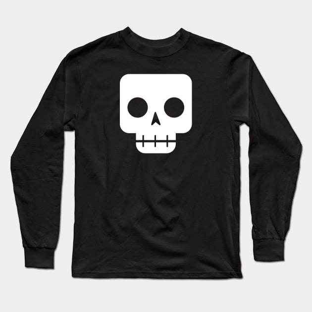 Morty Skull Long Sleeve T-Shirt by Hey Bob Guy